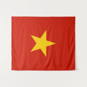 Vlag van Vietnam Wandkleed (Voorkant (horizontaal))