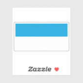 Vlag van Viljandi, Estland Sticker (Vel)