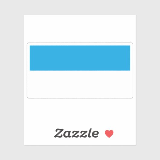 Vlag van Viljandi, Estland Sticker (Vel)