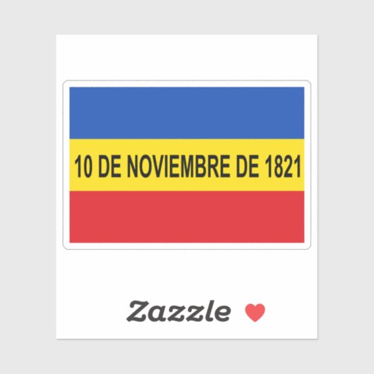 Vlag van Villa de Los Santos, Panama Sticker (Vel)