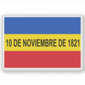 Vlag van Villa de Los Santos, Panama Sticker (Voorkant)