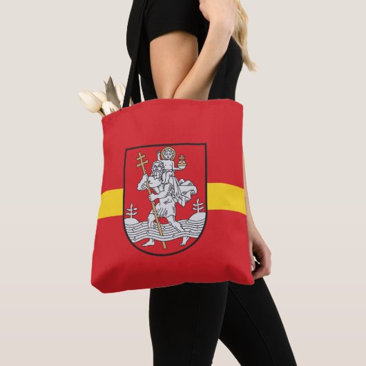 Vlag van Vilnius, Canvas tas Litouwen (Dichtbij)