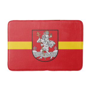 Vlag van Vilnius, Litouwen Bath Mat