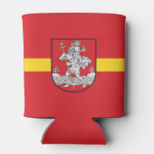 Vlag van Vilnius, Litouwen Blikje Koeler (Achterkant)