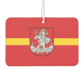 Vlag van Vilnius, Litouwen Cufflinks Luchtverfrisser (Voorkant)