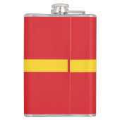 Vlag van Vilnius, Litouwen Hip Flask Heupfles (Achterkant)