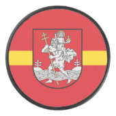 Vlag van Vilnius, Litouwen Hockey Puck (Voorkant)