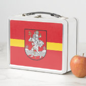 Vlag van Vilnius, Litouwen Metal Lunch Box (In situ)