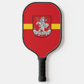 Vlag van Vilnius, Litouwen Pickleball Paddle (Voorkant)