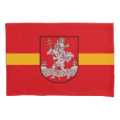 Vlag van Vilnius, Litouwen Pillowcase Kussensloop (Voorkant)
