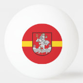 Vlag van Vilnius, Litouwen Ping Pong Ball (Voorkant)