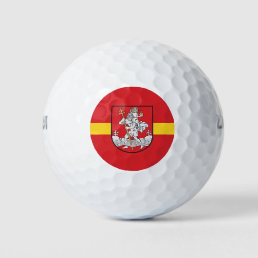 Vlag van Vilnius, Litouwse Golf Balls Golfballen (Voorkant)