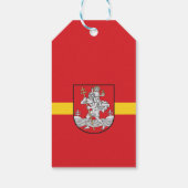 Vlag van Vilnius, Litouwse Labels Cadeaulabel (Achterkant)