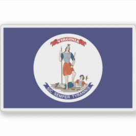 Vlag van Virginia (1861-1865) Sticker