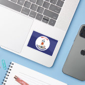 Vlag van Virginia (1861-1865) Sticker (Laptop met iPhone)