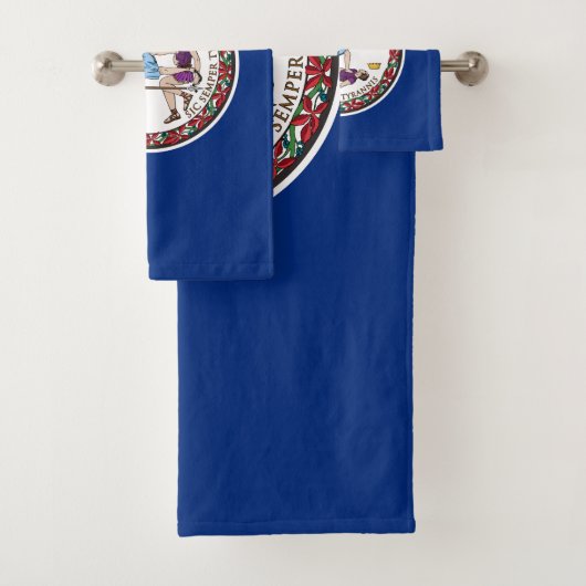 Vlag van Virginia Bad Handdoek (Insitu)