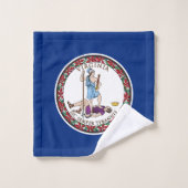 Vlag van Virginia Bad Handdoek (Wasdoekje)
