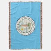 vlag van Virginia Beach Deken (Voorkant Verticaal)