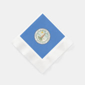 vlag van Virginia Beach Servet (Hoek)