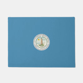 Vlag van Virginia Beach (Virginia, VS) Deurmat