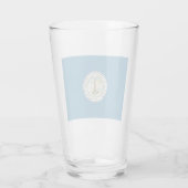 Vlag van Virginia Beach (Virginia, VS) Glas (Achterkant)