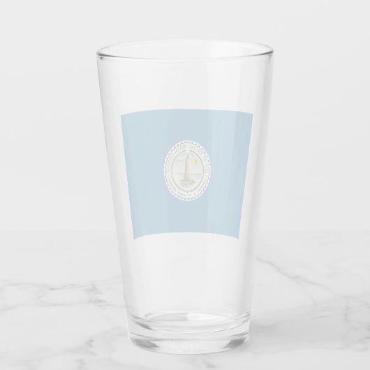 Vlag van Virginia Beach (Virginia, VS) Glas (Achterkant)