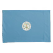 Vlag van Virginia Beach (Virginia, VS) Kussensloop (Voorkant-Rechts)