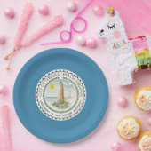 Vlag van Virginia Beach (Virginia, VS) Papieren Bordje (Feest)