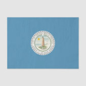 Vlag van Virginia Beach (Virginia, VS) Tissuepapier (Voorkant)
