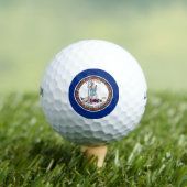 Vlag van Virginia Golfballen (Insitu Shirt)