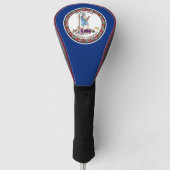 Vlag van Virginia Golfheadcover (Voorkant)