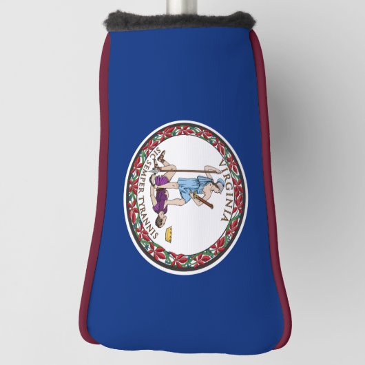 Vlag van Virginia Golfheadcover (Draai 90)