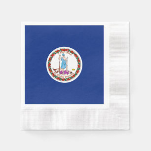 Vlag van Virginia Servetten
