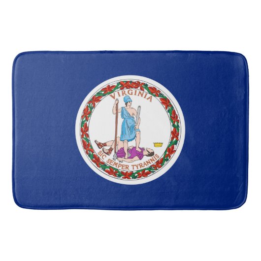 Vlag van Virginia State Design Badmat (Voorkant)