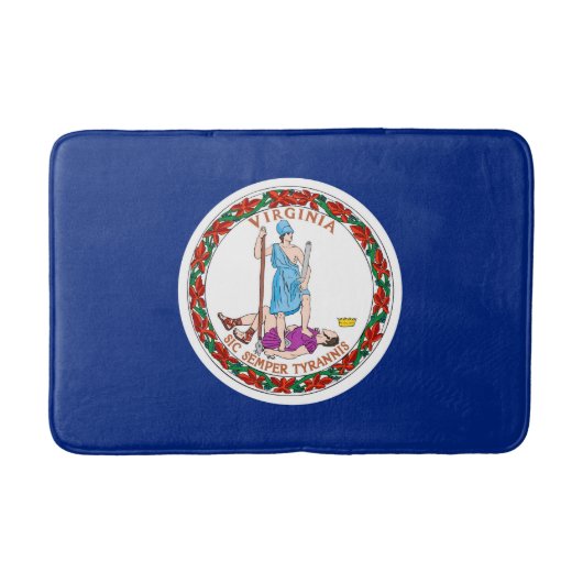 Vlag van Virginia State Design Badmat (Voorkant)