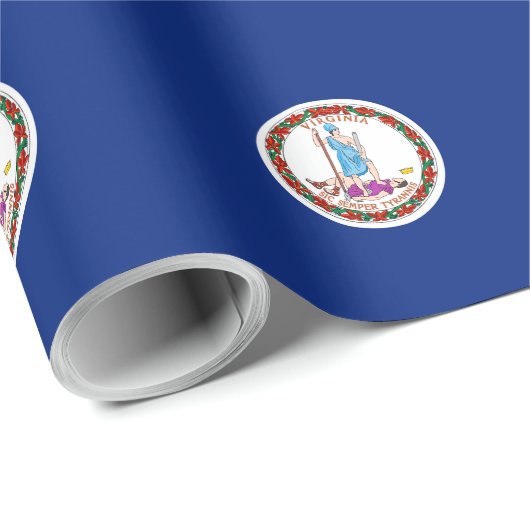 Vlag van Virginia State Design Cadeaupapier (Rol Hoek)