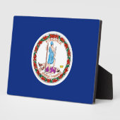 Vlag van Virginia State Design Fotoplaat (Zijkant)