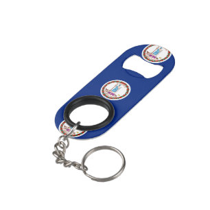 Vlag van Virginia State Design Mini Flessenopener