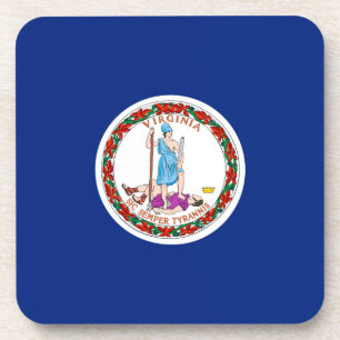 Vlag van Virginia State Design Onderzetter
