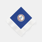 Vlag van Virginia State Design Servetten (Hoek)