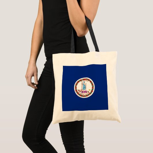 Vlag van Virginia State Design Tote Bag (Voorkant (product))