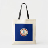 Vlag van Virginia State Design Tote Bag (Voorkant)
