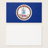 Vlag van Virginia State Design Visitekaartje (Voorkant /achterkant)