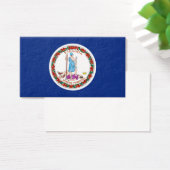 Vlag van Virginia State Design Visitekaartje (Bureau)