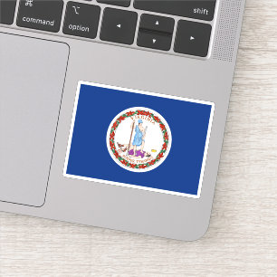 Vlag van Virginia Sticker