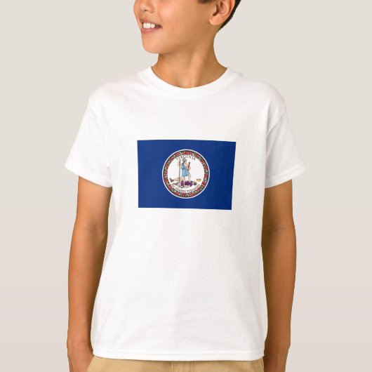 Vlag van Virginia T-shirt (Voorkant)