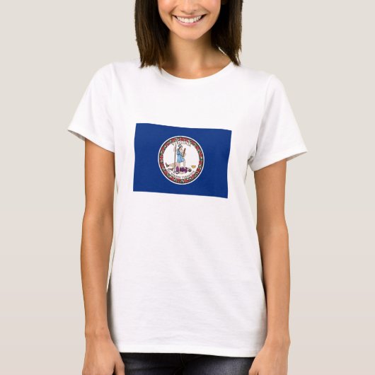 Vlag van Virginia T-shirt (Voorkant)