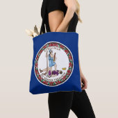 Vlag van Virginia Tote Bag (Dichtbij)