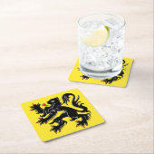 Vlag van Vlaanderen Kartonnen Onderzetters (Insitu)