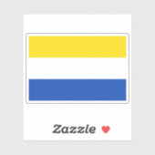 Vlag van Vlašim, Tsjechië Sticker (Vel)